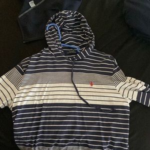 RALPH LAUREN Long Sleeve Sweat shirt with hood